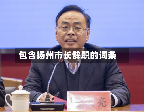 包含扬州市长辞职的词条