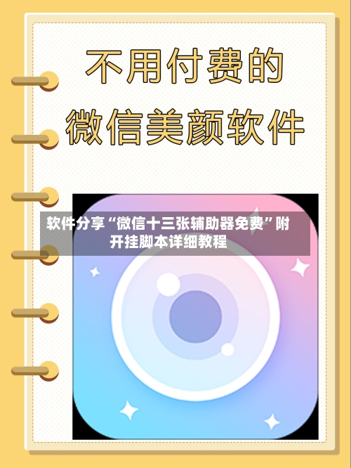 软件分享“微信十三张辅助器免费	”附开挂脚本详细教程-第2张图片
