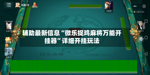 辅助最新信息“微乐捉鸡麻将万能开挂器”详细开挂玩法-第2张图片