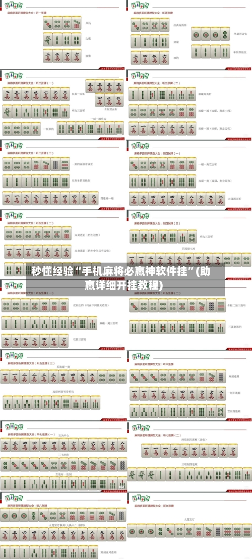 秒懂经验“手机麻将必赢神软件挂”(助赢详细开挂教程)-第2张图片