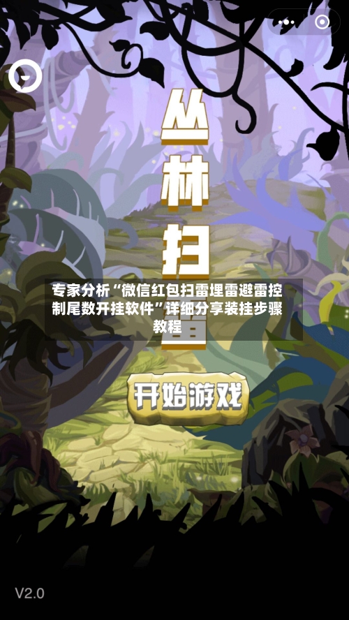 专家分析“微信红包扫雷埋雷避雷控制尾数开挂软件”详细分享装挂步骤教程-第2张图片