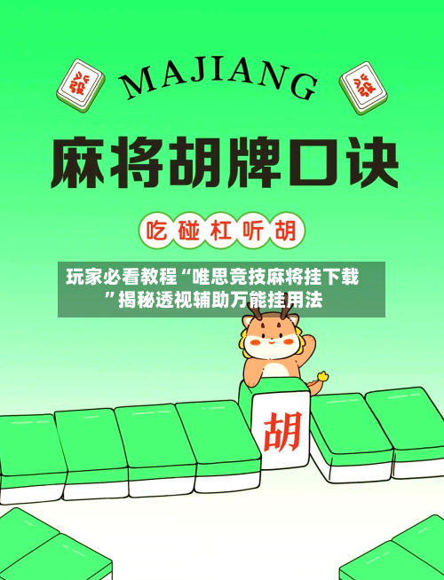 玩家必看教程“唯思竞技麻将挂下载”揭秘透视辅助万能挂用法-第2张图片