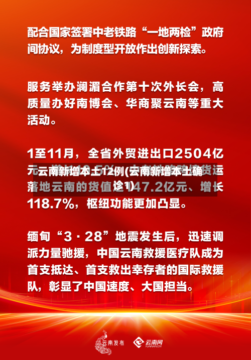 云南新增本土12例(云南新增本土确诊1)