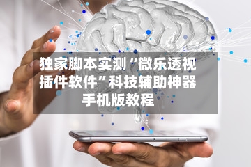 独家脚本实测“微乐透视插件软件”科技辅助神器手机版教程