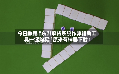 今日教程“东游麻将系统作弊辅助工具一键购买”原来有神器下载！-第3张图片