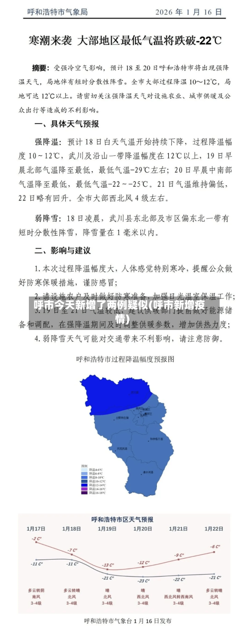 呼市今天新增了两例疑似(呼市新增疫情)