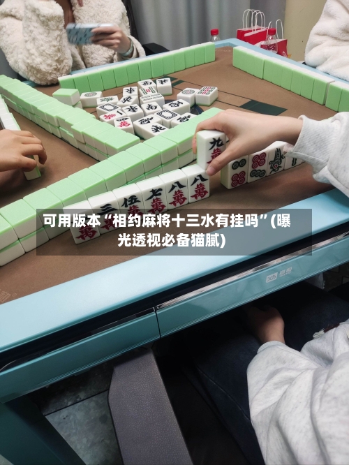 可用版本“相约麻将十三水有挂吗”(曝光透视必备猫腻)