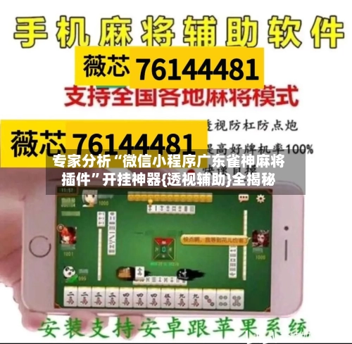 专家分析“微信小程序广东雀神麻将插件”开挂神器{透视辅助}全揭秘