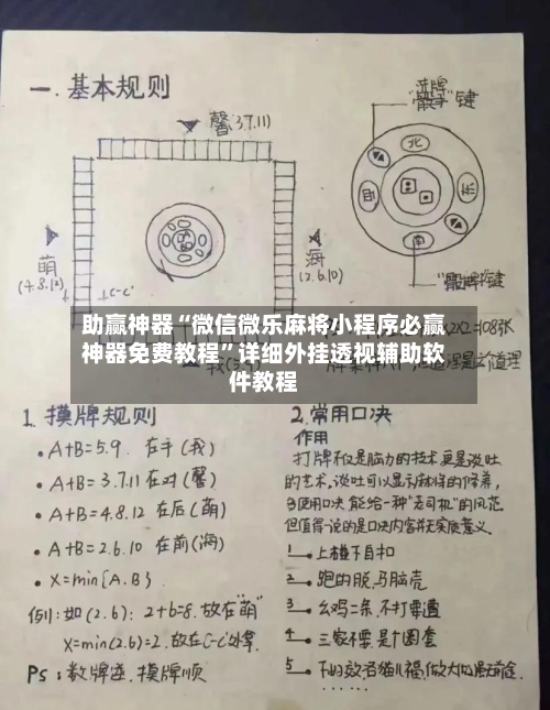 助赢神器“微信微乐麻将小程序必赢神器免费教程”详细外挂透视辅助软件教程-第3张图片
