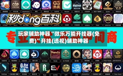 玩家辅助神器“微乐万能开挂器(免费)”开挂(透视)辅助神器