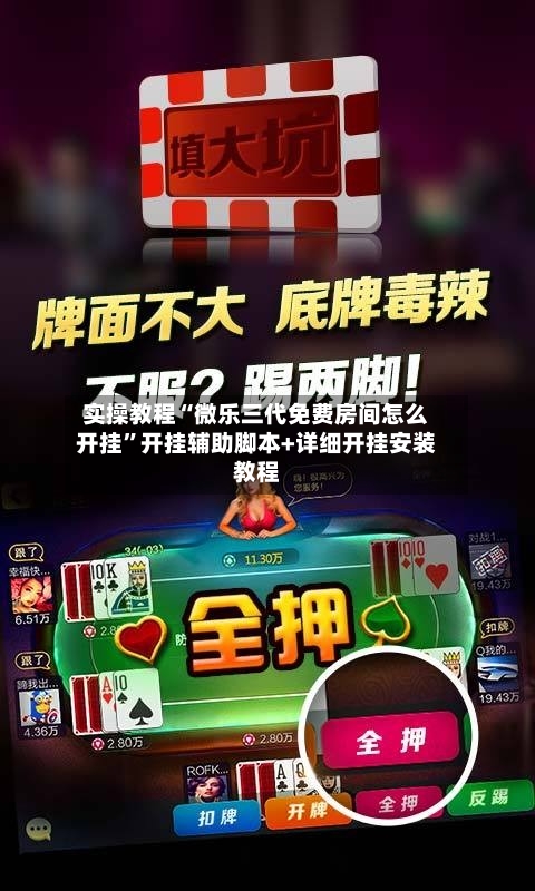 实操教程“微乐三代免费房间怎么开挂	”开挂辅助脚本+详细开挂安装教程-第2张图片