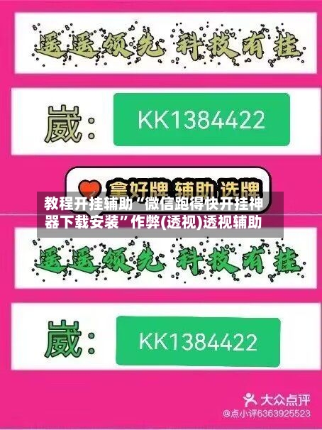 教程开挂辅助“微信跑得快开挂神器下载安装”作弊(透视)透视辅助-第2张图片