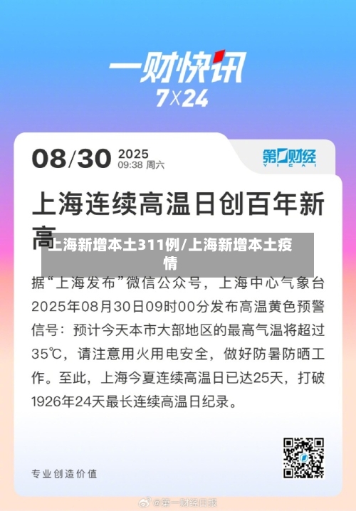 上海新增本土311例/上海新增本土疫情-第2张图片